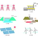 電気の発電のイラスト